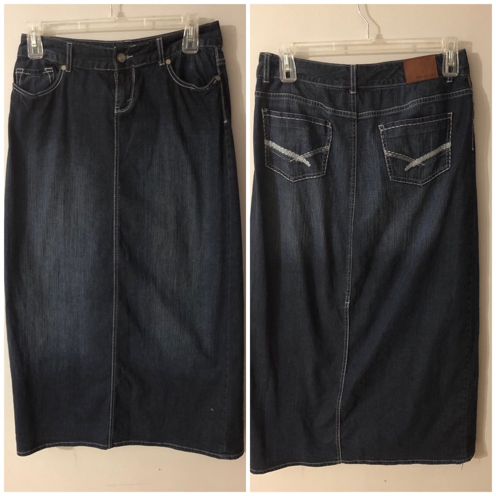 Maurice’s 5/6 Long Denim (Jean) Skirt